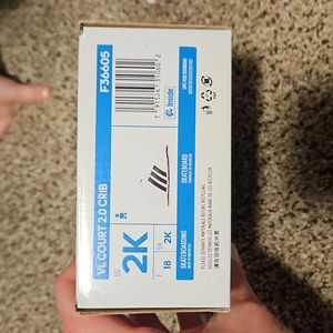 Adidas VL Court 2.0 Crib Shoes size 2